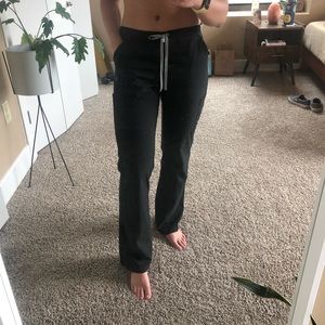 Black scrub pants